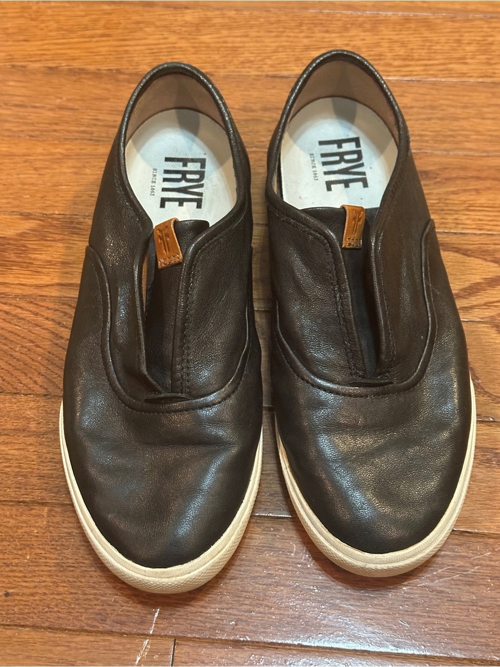 Frye Maya CVO Women’s Black Leather Slip-ons, Size 9